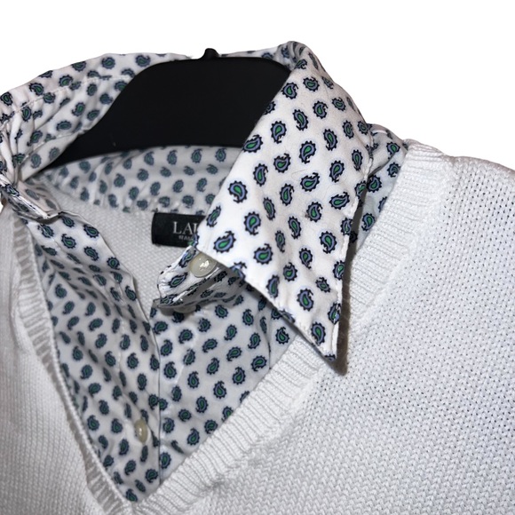 LAUREN Ralph Lauren Layered Sweater Combo Paisley - Picture 10 of 13